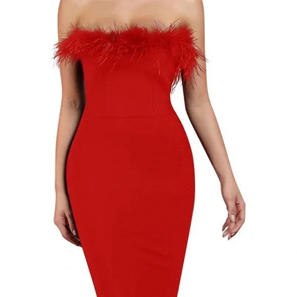 best evening dress for hourglass figure Ravixor U Neck Bandage Maxi Dress In Gold main image 0
